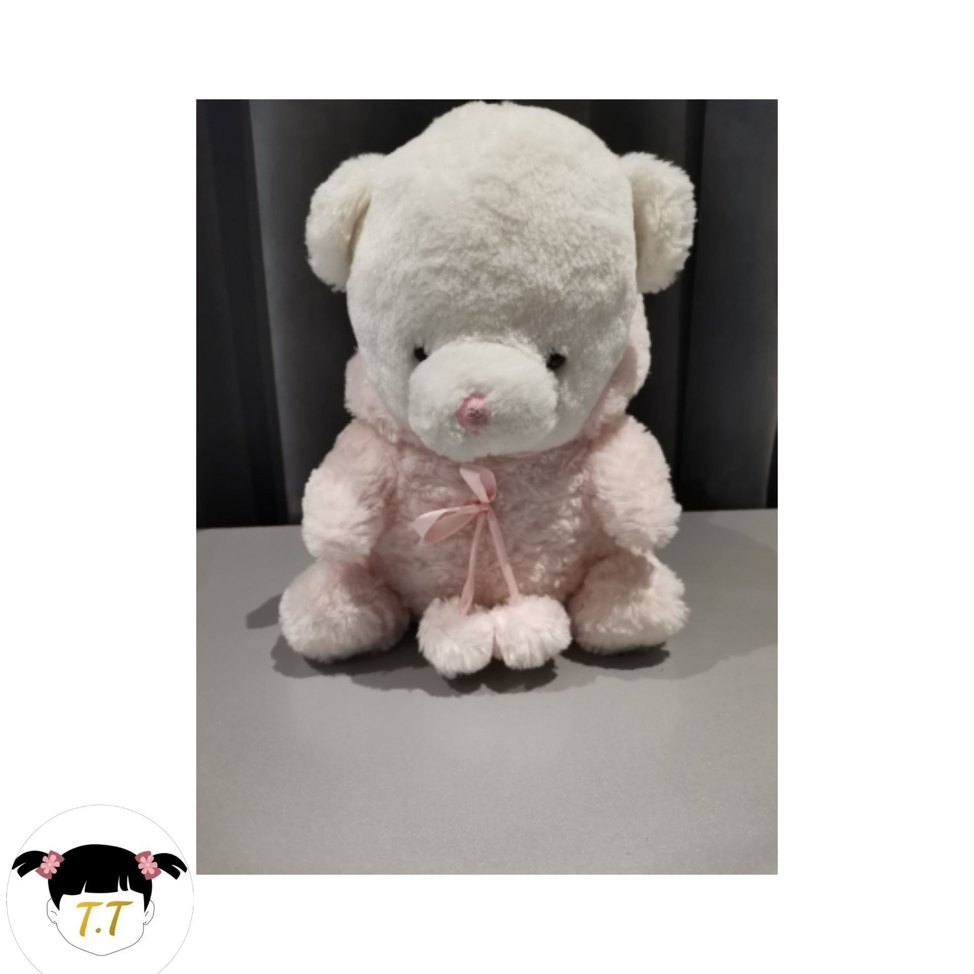عروسک خرس لباس خرگوشی وارداتی اورجینال کد0024