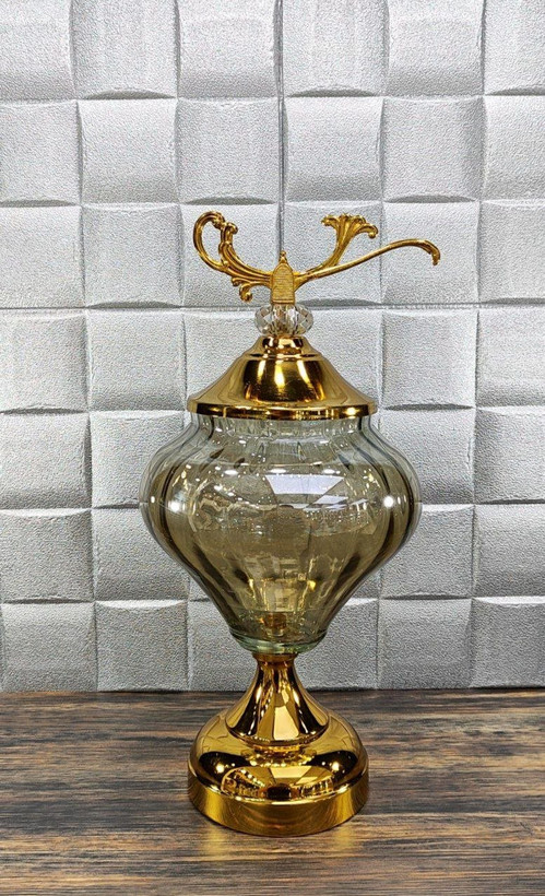 بانکه طلایی تاج دار کریستالی کد7074