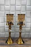 ست شمعدان طلایی آنتیک