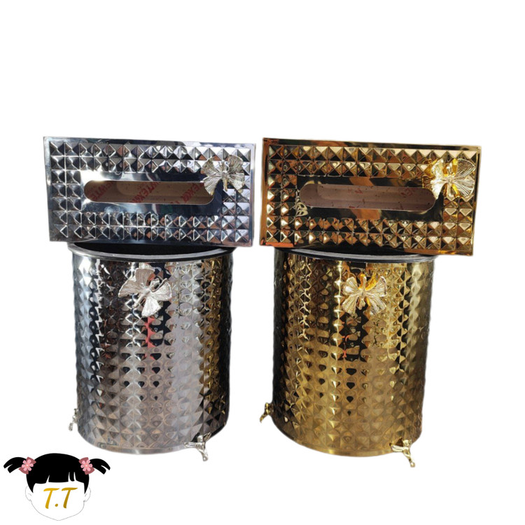 سطل و جا دستمال کاغذی