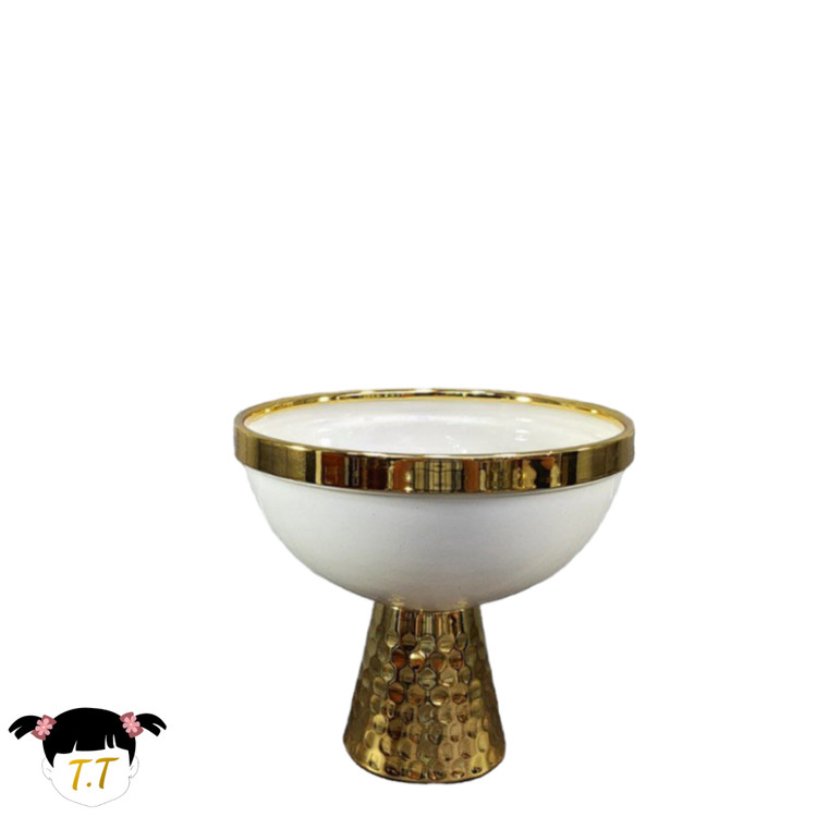 شکلات خوری پایه دار چکش کاری شده