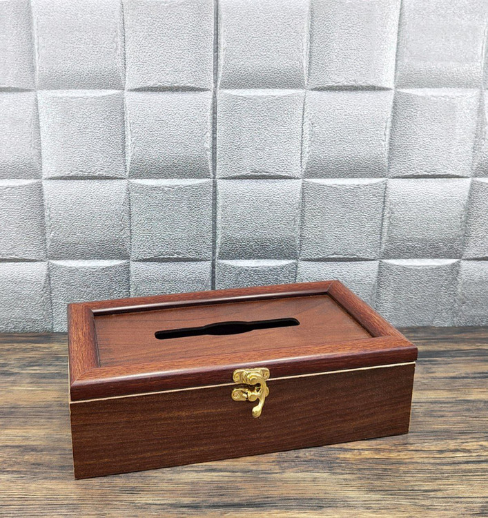 باکس دستمال کاغذی چوبی