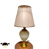 آباژور رومیزی طلایی