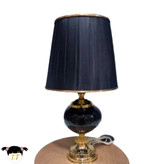 آباژور رومیزی طلایی مشکی