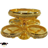 میوه خوری پایه دار بلور شامپاینی