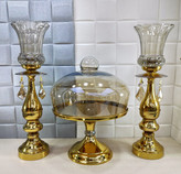 کاپ کیک دربدار و شمعدان