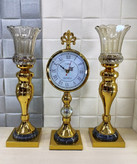 ست شمعدان رومیزی و ساعت