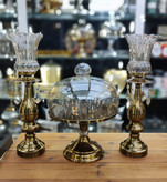 کاپ کیک دربدار و شمعدان