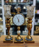 ست شمعدان رومیزی و ساعت