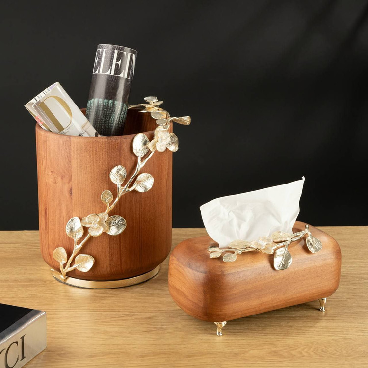 سطل و جا دستمال کاغذی پذیرایی ارکیده