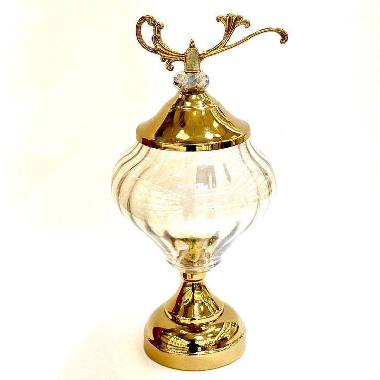 بانکه طلایی تاج دار کریستالی کد7074