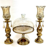 کاپ کیک دربدار و شمعدان