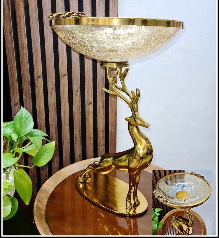 شیرینی/آجیل /میوه خوری پایه دار مدل گوزن کد۳۱۶۲(قیمت هر مدل مجزاست)