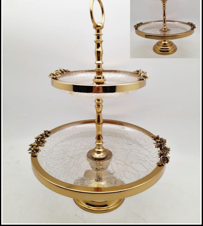 شیرینی خوری پایه دار بلور