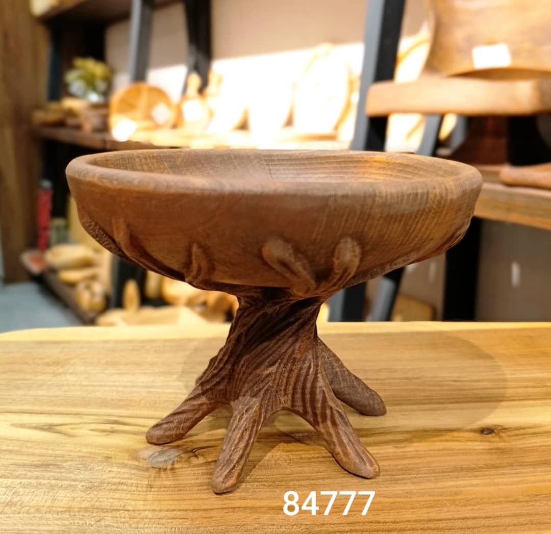 شکلاتخوری/آجیل خوری پایه درختی چوبی مدل شاخه و برگ  کد3213