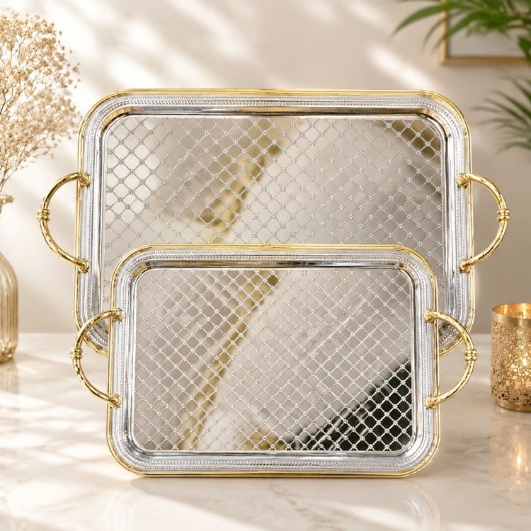 سینی استیل وارداتی ساخت چین(دارای انتخاب سایز) کد6914